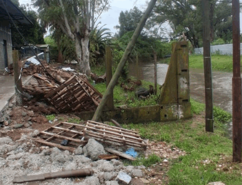 Vecinos denuncian construcción irregular sobre la ribera del Arroyo Garín