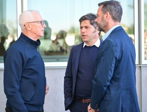 Se mostraron juntos Kicillof, Costantini y Sujarchuk