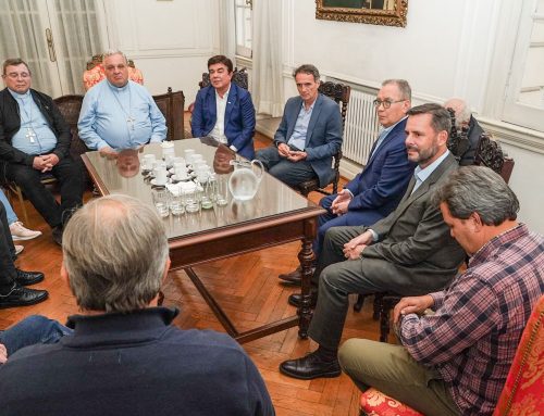 La Conferencia Episcopal recibió a dirigentes políticos, entre ellos Sujarchuk